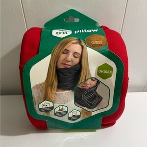 New Trtl travel pillow in red - the best travel pillow for neck suppor…